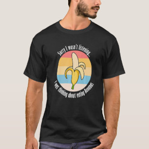 Eating Bananas Cute Exotic Fruits T-Shirt