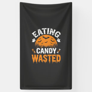 Eating Candy Wasted Halloween Design_1 Banner