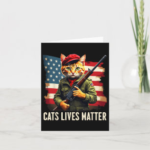 Eating Cats Lives Problem Funny Donald Trump 2024  Card