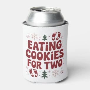 Eating Cookies For Two Christmas Pregnancy Mum Can Cooler