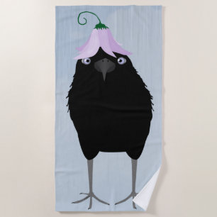 Eating Crow Beach Towel
