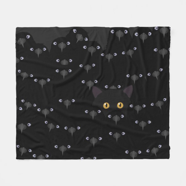 Eating Crow Fleece Blanket (Front (Horizontal))