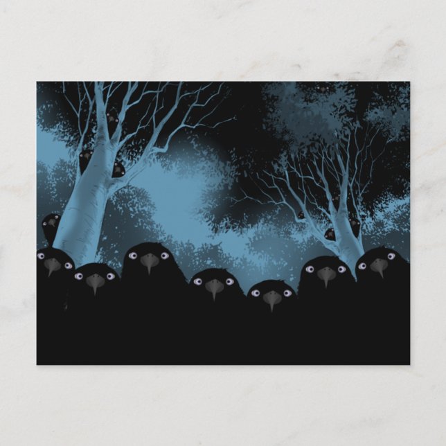 Eating Crows Postcards (Front)