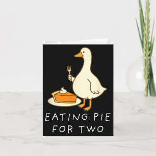 Eating E For Two Silly Goose Baby Announcement Mat