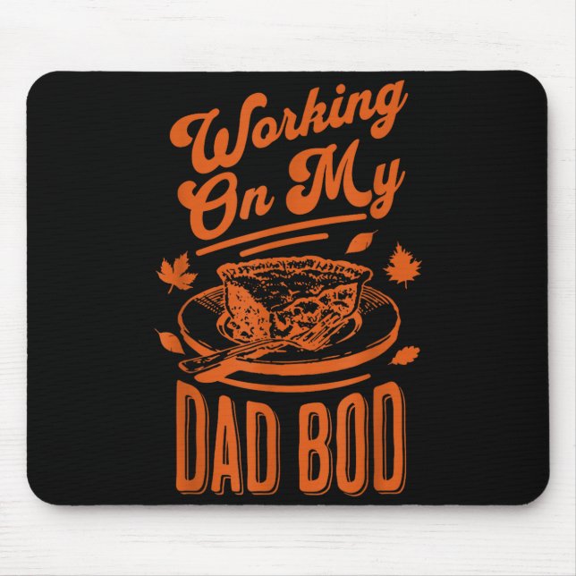 Eating For Two Thanksgiving Couples Pregnancy Anno Mouse Mat (Front)