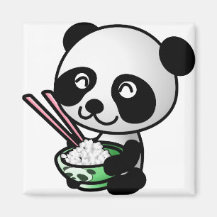 Eating Panda Magnet