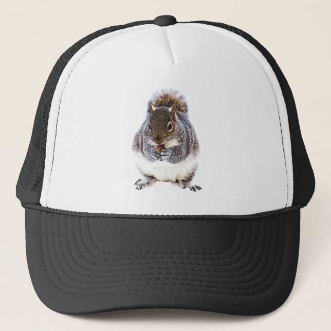 Eating Squirrel Trucker Hat (Front)