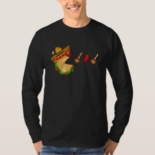 Eating Tacos Cinco De Mayo Let's Fiesta Mexico Par T-Shirt
