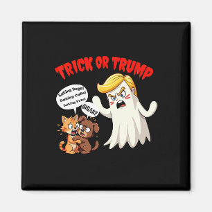 Eating The Dogs Trick Or Trump Funny Trump 2024 Magnet