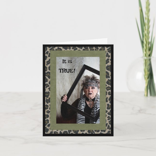 Eating too much at Thanksgiving Card (Front)