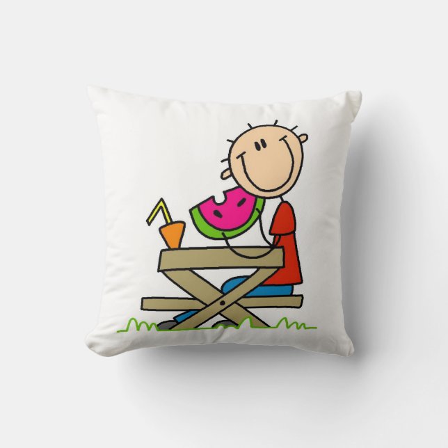 Eating Watermelon Cushion (Front)