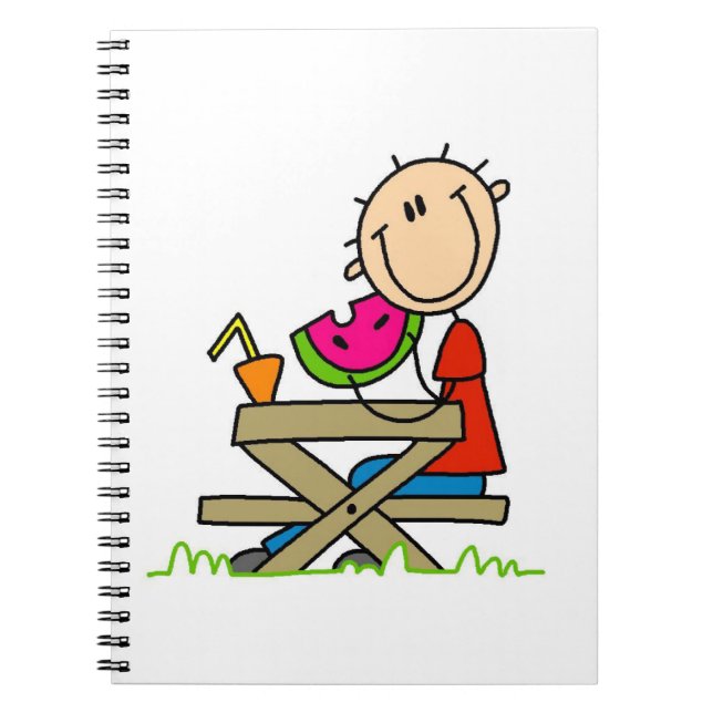 Eating Watermelon Notebook (Front)