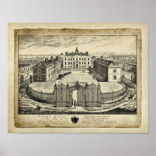 Eaton Hall English Country House Print 1  (Front)
