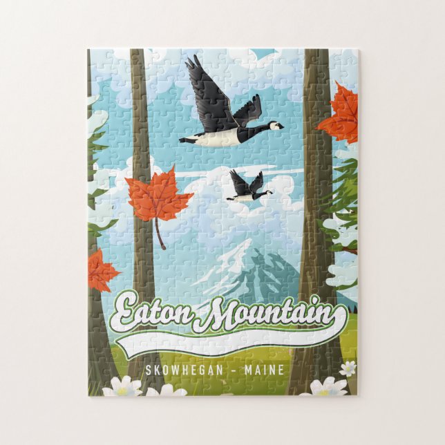 Eaton Mountain Skowhegan, Maine Jigsaw Puzzle (Vertical)