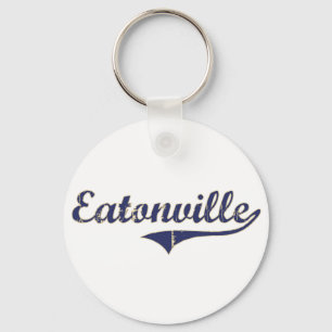 Eatonville Washington Classic Design Key Ring