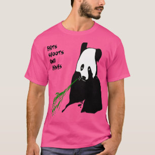 Eats Shoots and Leaves Fun Pun Quote 4 T-Shirt