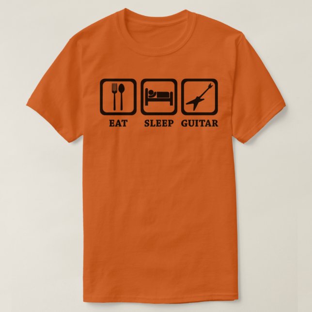 EatSleepGuitar Classic T-Shirt (Design Front)