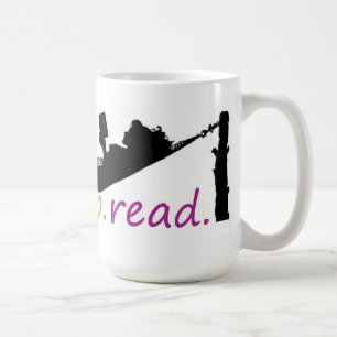 eatsleepread coffee mug
