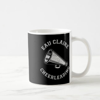 Eau Claire Cheer Distressed Retro 90's Cheerleader Coffee Mug