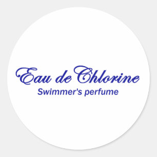 Eau de Chlorine Classic Round Sticker
