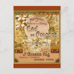 Eau De Cologne Ambree Postcard