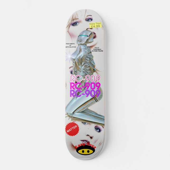 Eazy Toyz 'Action Figure' skateboard deck (Front)