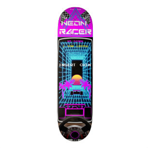 Eazy Toyz Neon Racer skateboard deck
