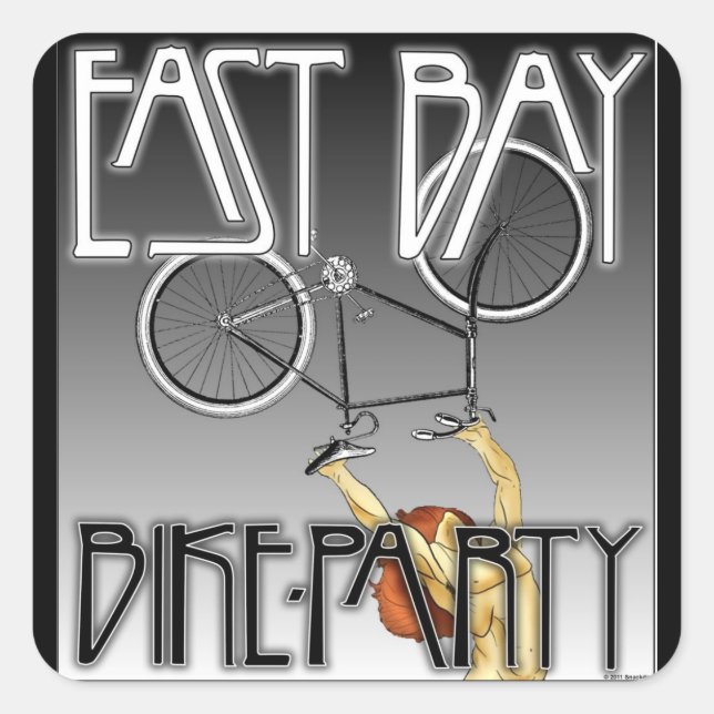 EB Bike Party stickers (Front)