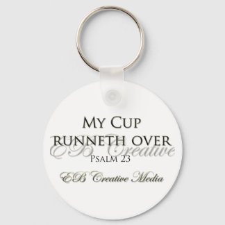EB Creative Media - My Cup Runneth Over Key Ring