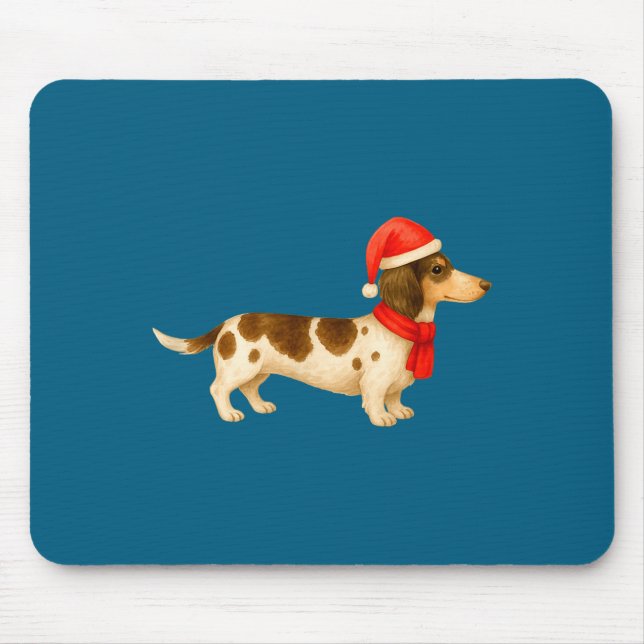 Ebald Christmas Dachshund E Funny Doxie Dog Mom  Mouse Mat (Front)