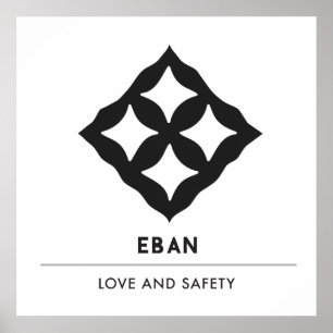 Eban   Adinkra Symbol of Love, Safety, Protection Poster