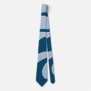 Ebb and Flow 2 in Dark Blue, Light Blue and Cream Tie