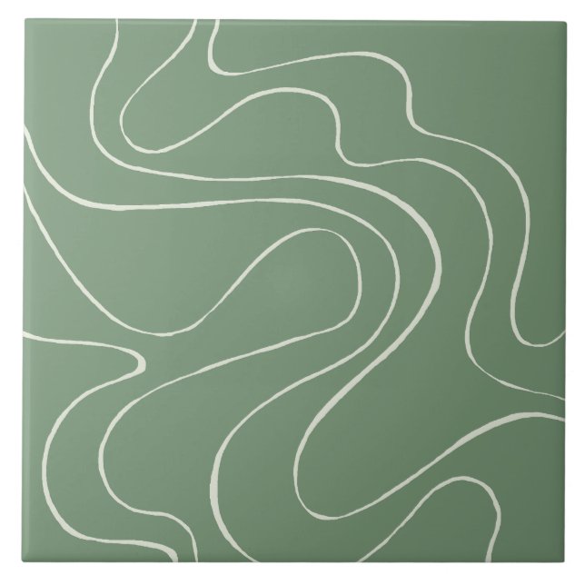 Ebb and Flow 2 in Green Tile (Front)