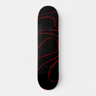 Ebb and Flow 2 in Red and Black Skateboard