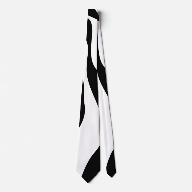 Ebb and Flow 4 - Black and White Tie (Front)