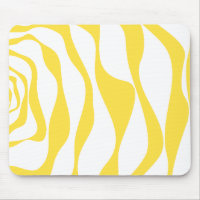 Ebb and Flow 4 in Lemon Yellow and White