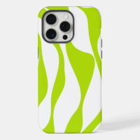 Ebb and Flow 4 in Lime Green and White