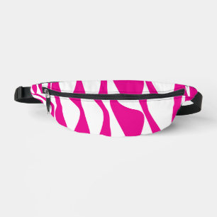 Ebb and Flow 4 in Magenta and White Bum Bags