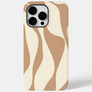 Ebb and Flow 4 in Tan and Cream Case-Mate iPhone 14 Pro Max Case