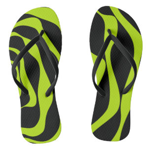 Ebb and Flow 4 - Lime Green Flip Flops