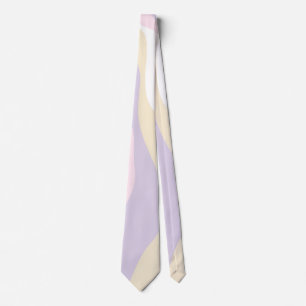 Ebb and Flow 4 - Pastel Pink, Yellow and Purple Tie