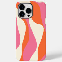 Ebb and Flow 4 - Pink, Orange and Cream