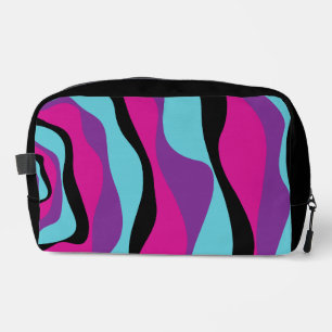 Ebb and Flow 4 - Pink, Purple, Blue and Black Dopp Kit