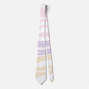 Ebb and Flow - Pastel Pink, Yellow and Purple Tie