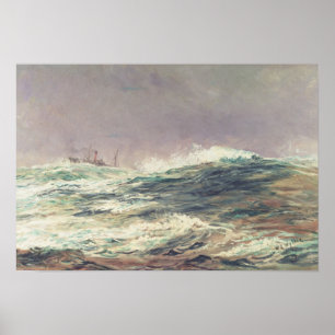 Ebb Tide, Long Reach, 1881 Poster