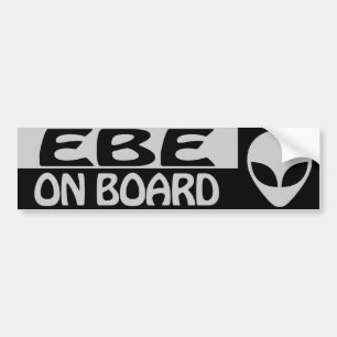 EBE ON BOARD BUMPER STICKER