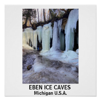 EBEN ICE CAVES Glossy Poster