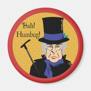 Ebenezer Scrooge Bah! Humbug! Magnet