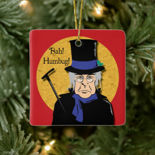 Ebenezer Scrooge Ceramic Ornament