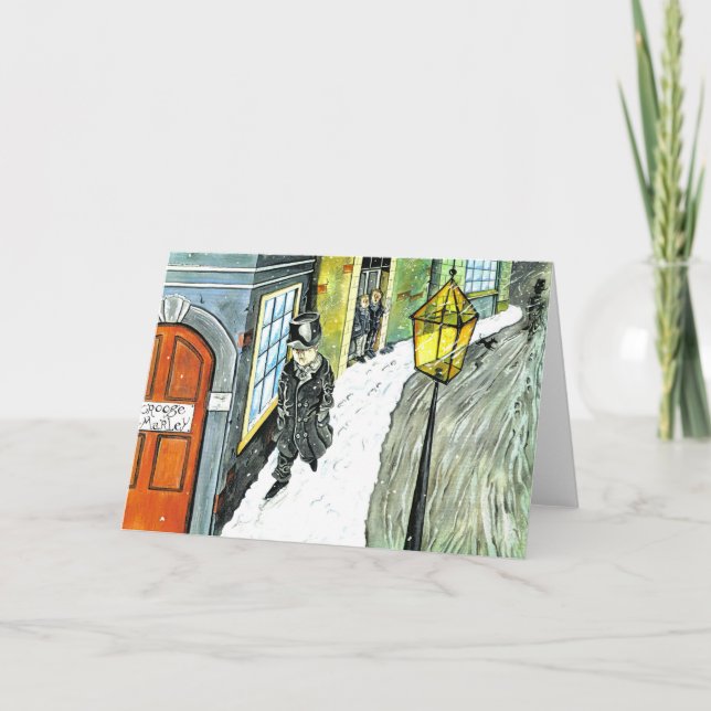 Ebenezer Scrooge Holiday Card (Front)